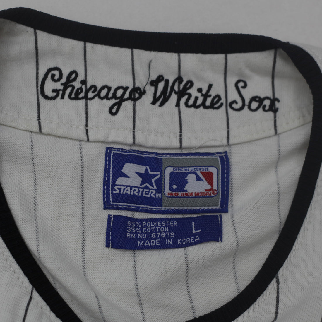 Shop Vintage Starter Chicago White Sox Baseball Jersey Size L