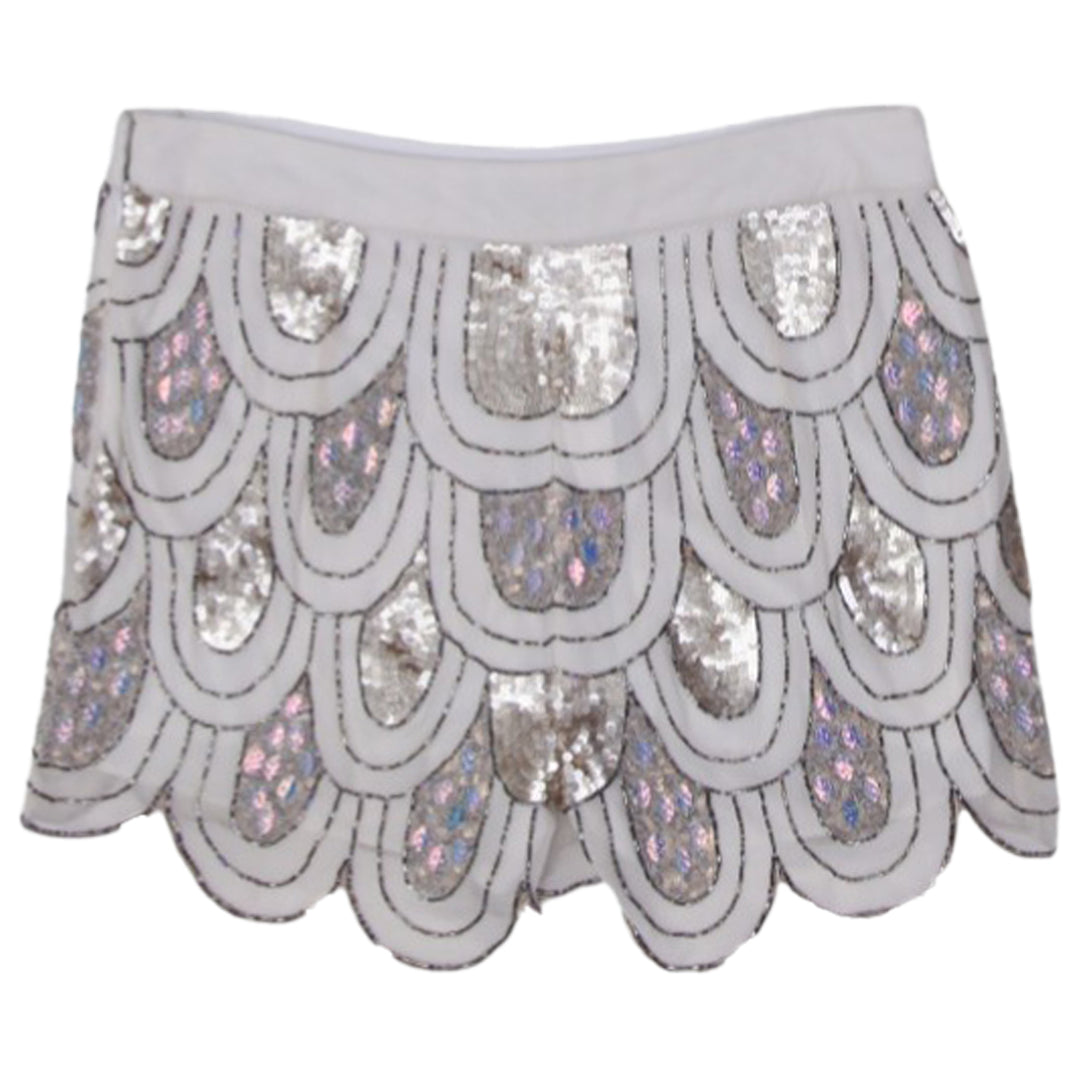 Y2K Ladies Gracia Sequin Design Shorts