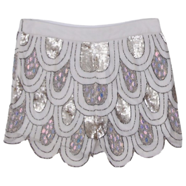 Y2K Ladies Gracia Sequin Design Shorts