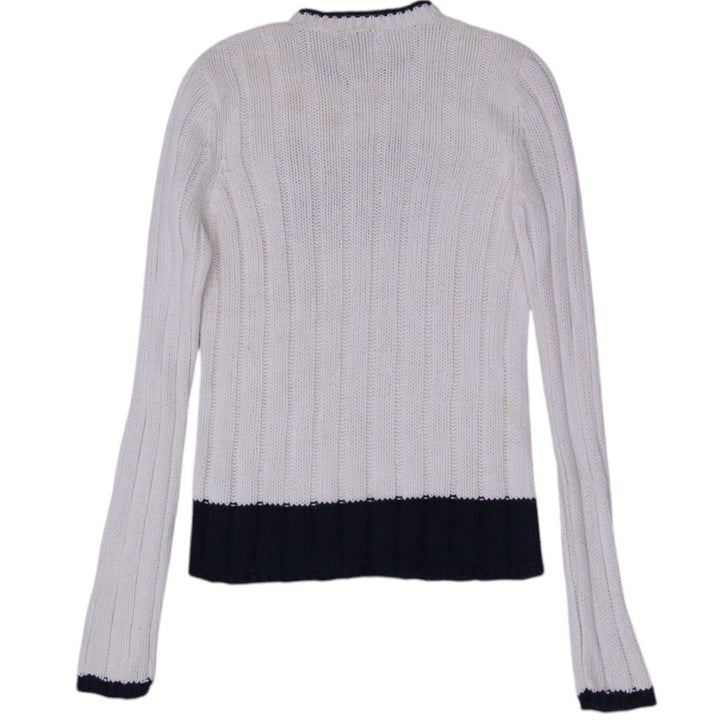 Vintage Ladies Polo Ralph Lauren US Flag Cotton Knitted Sweater