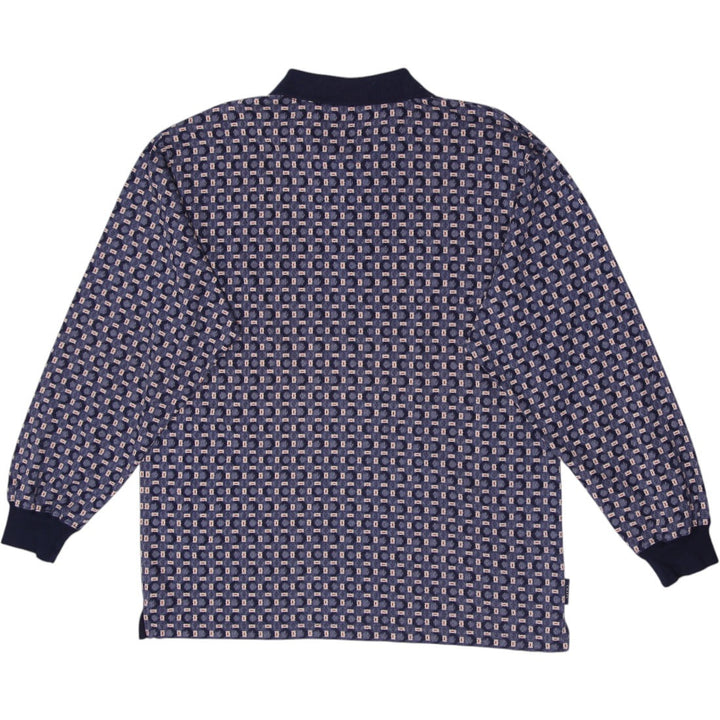 Mens Chaps Ralph Lauren 100% Long Sleeve Polo T-Shirt Size L