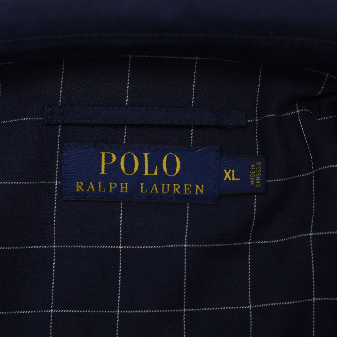 Vintage Polo By Ralph Lauren Navy Harrington Jacket Size XL