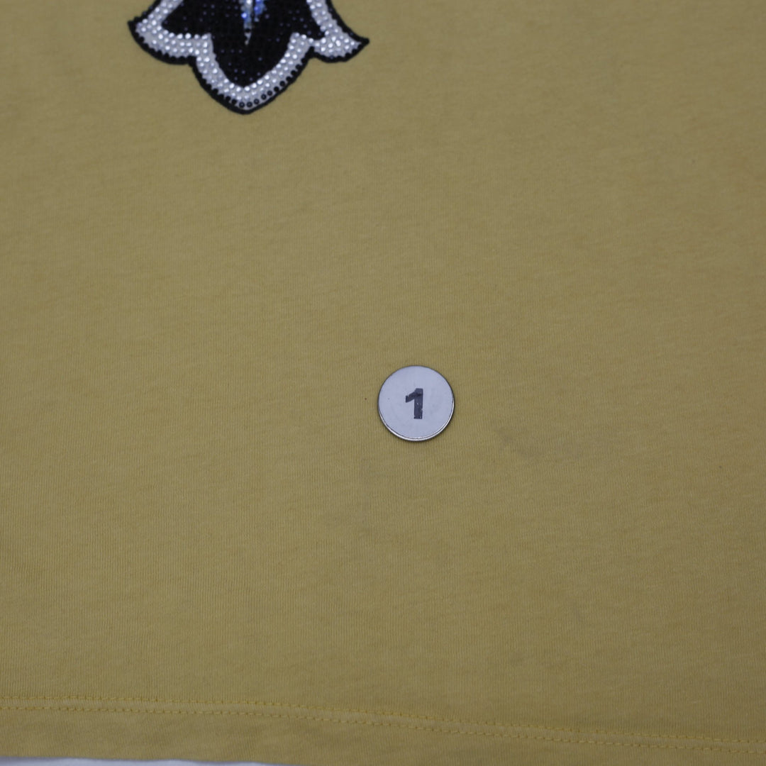 Y2K Ladies Ed Hardy Sacred Heart Cross T-Shirt Size M