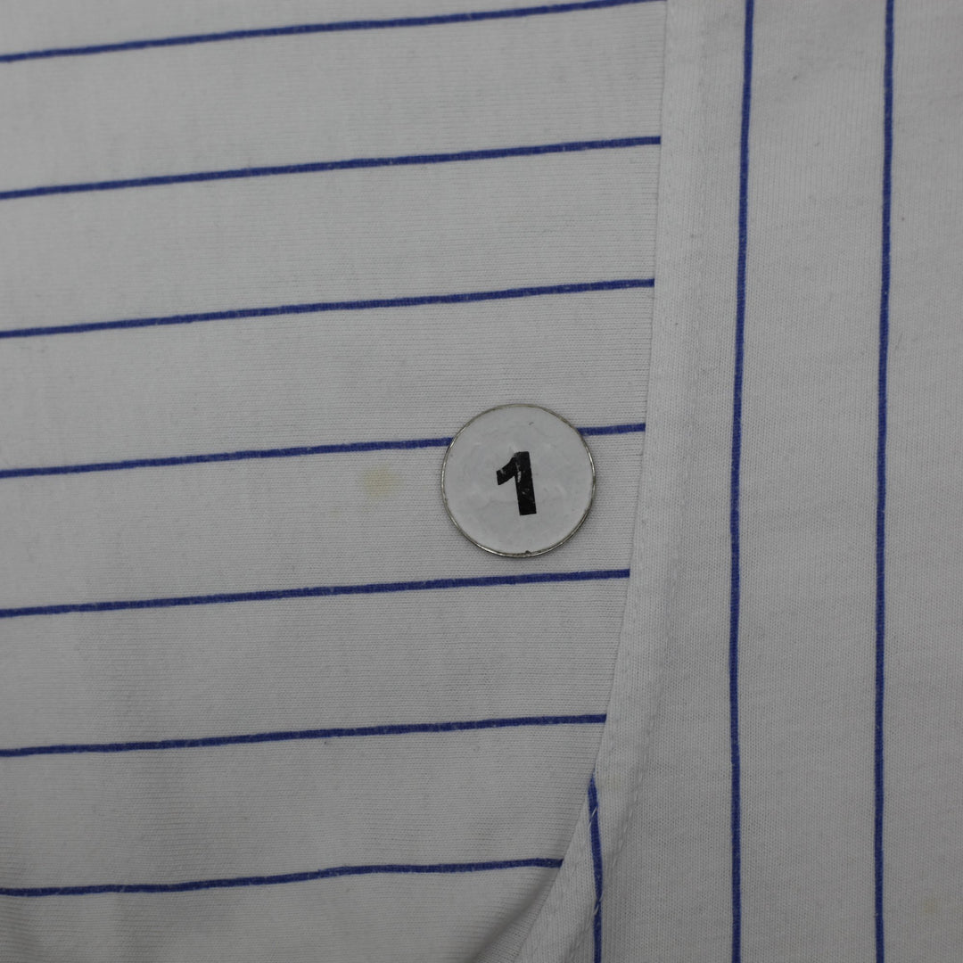 Vintage 90s Starter Montreal Expos Baseball Pinstripe MLB Jersey Size XL