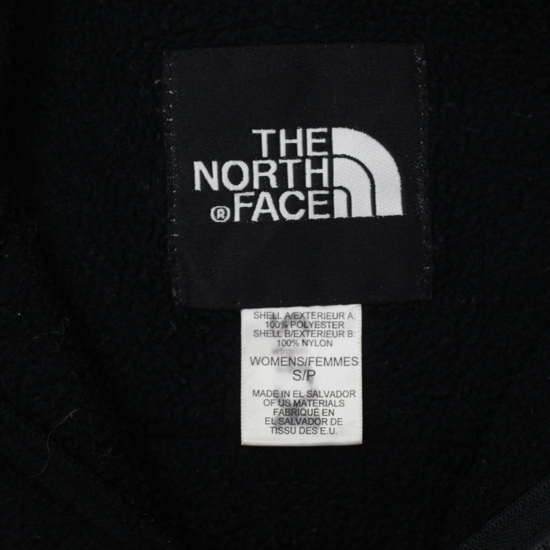 Ladies The North Face Denali Black Fleece Jacket Full Zip Size S