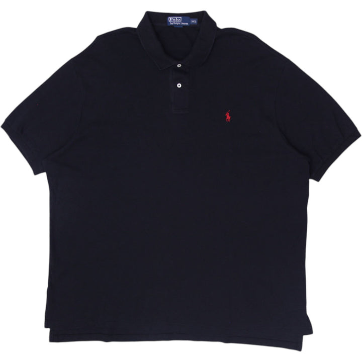 Mens Ralph Lauren Polo Black Short Sleeve Iconic Embroidered Classic Size XXL