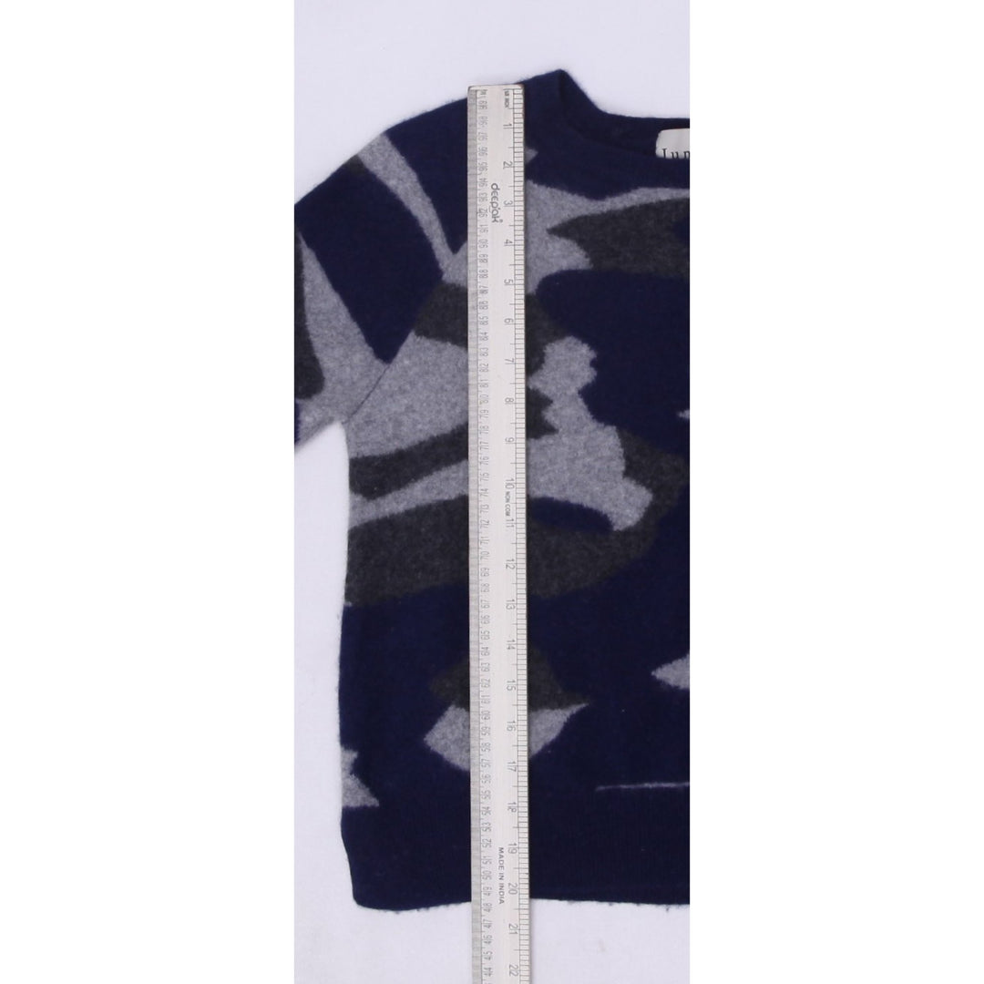 Ladies Camouflage Sweater Navy Long Sleeve Knitwear Size M | Migration_Knitwear & Sweaters - View 6 | Fashion Rerun