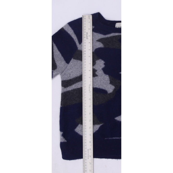 Ladies Camouflage Sweater Navy Long Sleeve Knitwear Size M | Migration_Knitwear & Sweaters - View 6 | Fashion Rerun