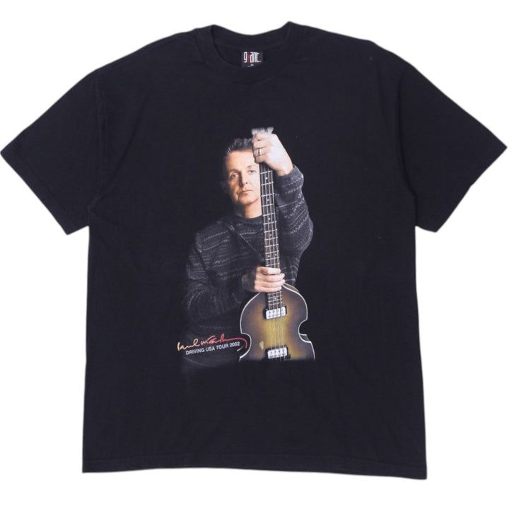 Vintage Giant Paul McCartney 2002 Driving USA Tour Black T-Shirt XL | Migration_T-Shirts | Fashion Rerun