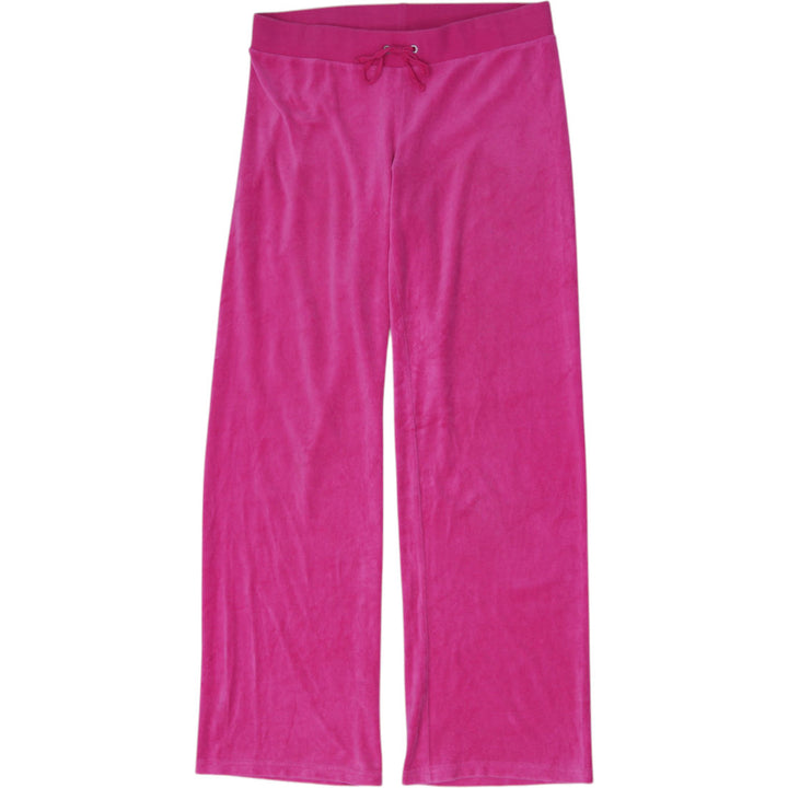 Ladies Juicy Couture Velour Flare Track Pants Size M