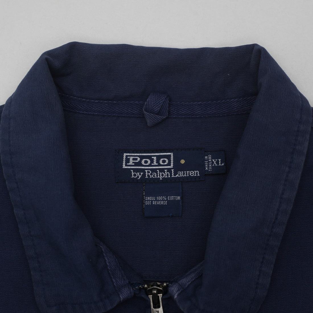 Shop Vintage Polo Ralph Lauren Harrington Jacket, 100% Cotton Navy