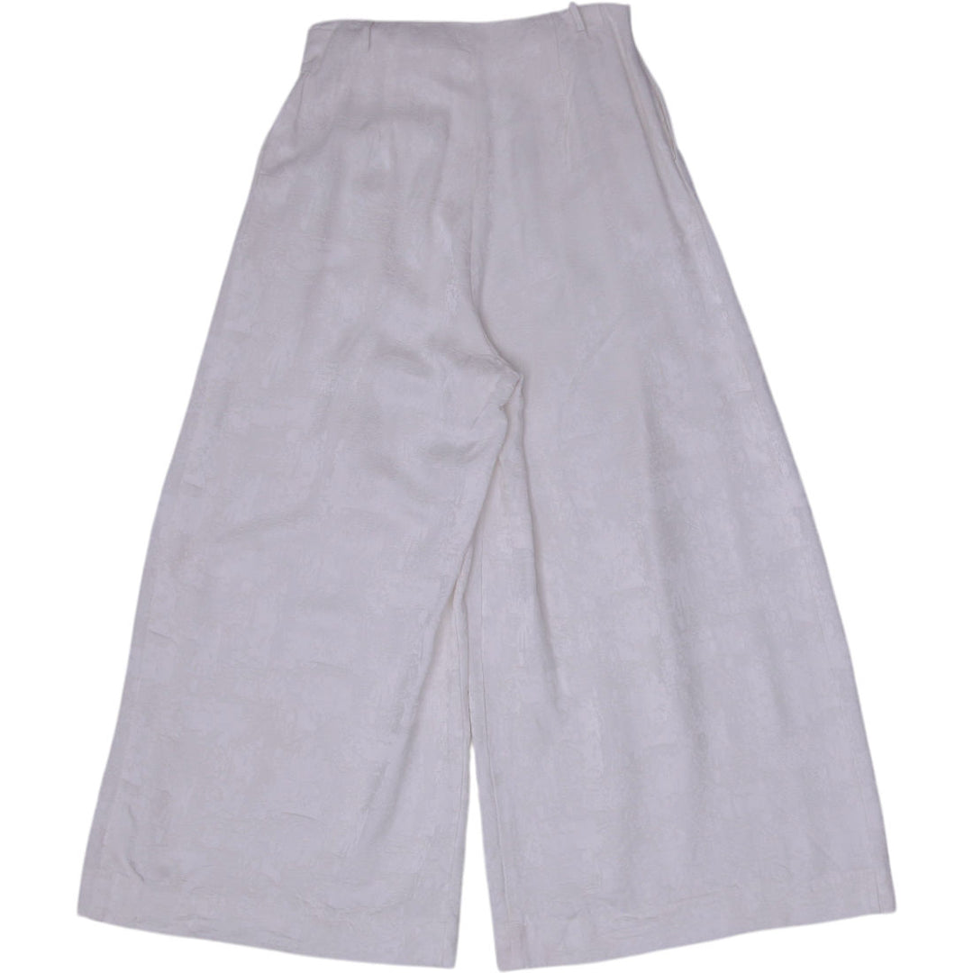 Y2K Ladies Giasemi Textured Flow Wide Leg Pants Size M