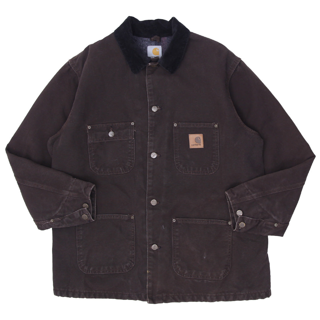 Shop Mens Carhartt C02 DKB Blanket Lined Workwear Chore Jacket