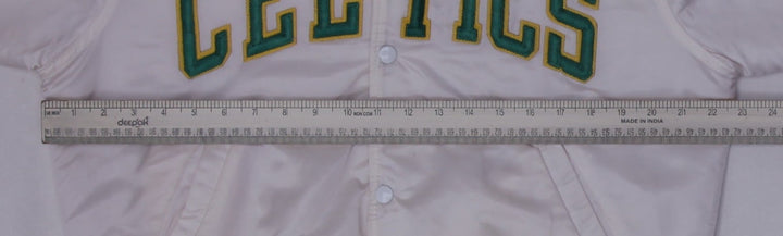 Vintage 90s Starter Boston Celtics Satin Bomber Jacket Size M