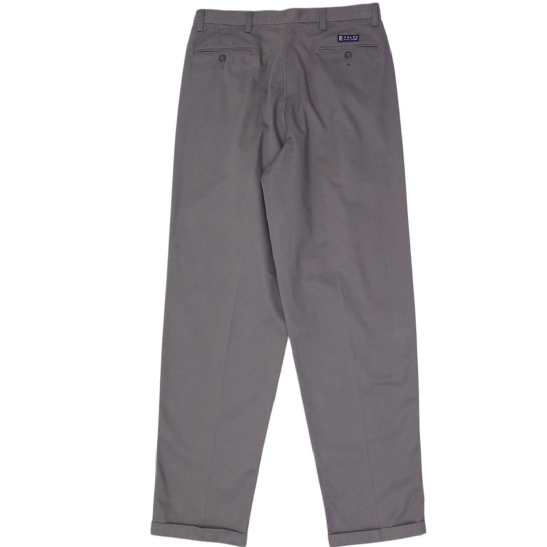 Vintage Mens Chaps Ralph Lauren Khaki Pants Cotton Classic Fit Workwear