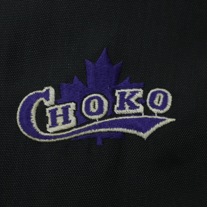 Vintage Choko Lite Racing Jacket Mens Black Red Purple Snowmobile Coat