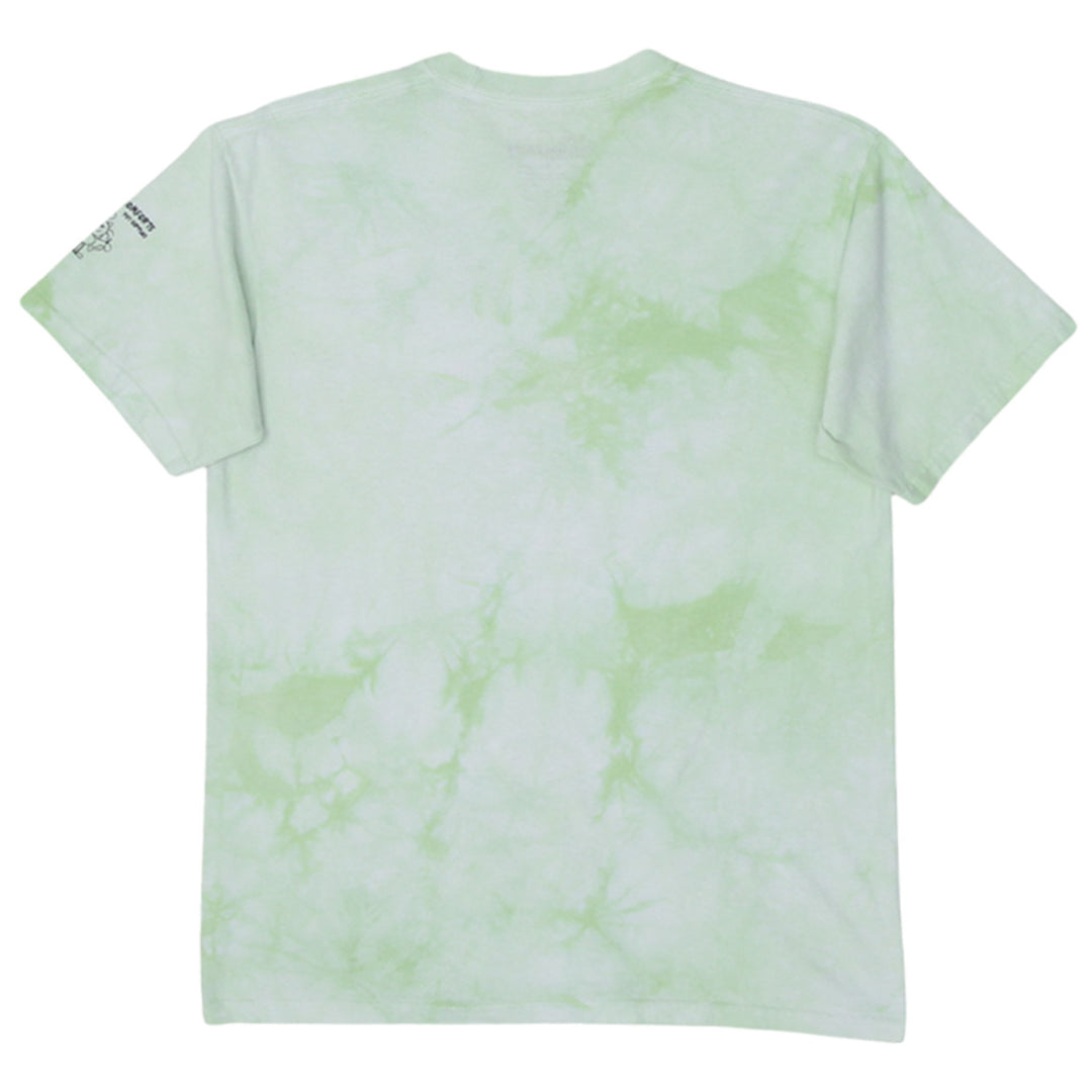 Mens The Mountain Chihuahua Luv Dog Green Tie Dye Graphic T-Shirt
