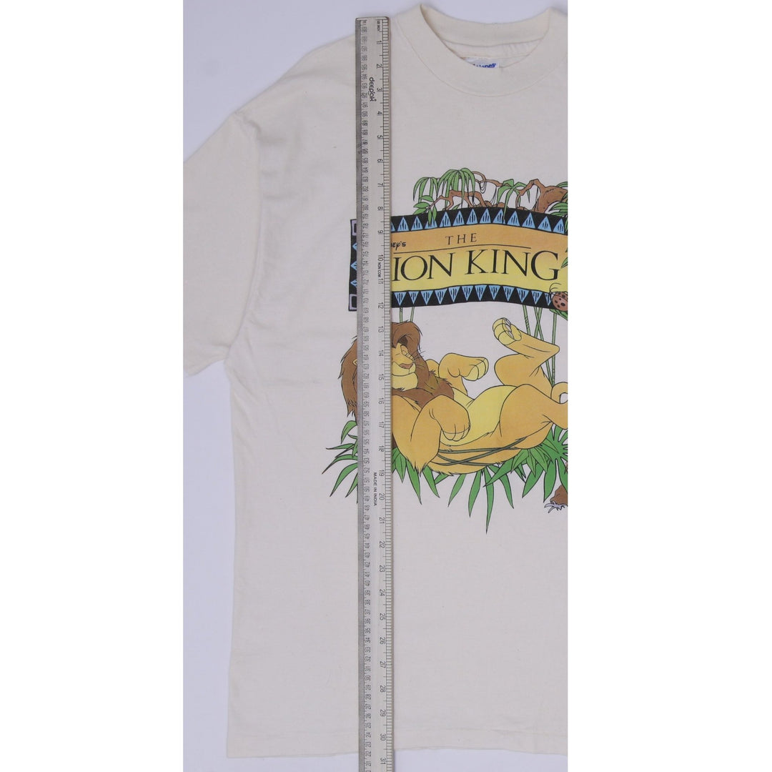 Vintage 90s Disney The Lion King Graphic T-Shirt Hanes Beefy-T Made in USA Single Stitch XL