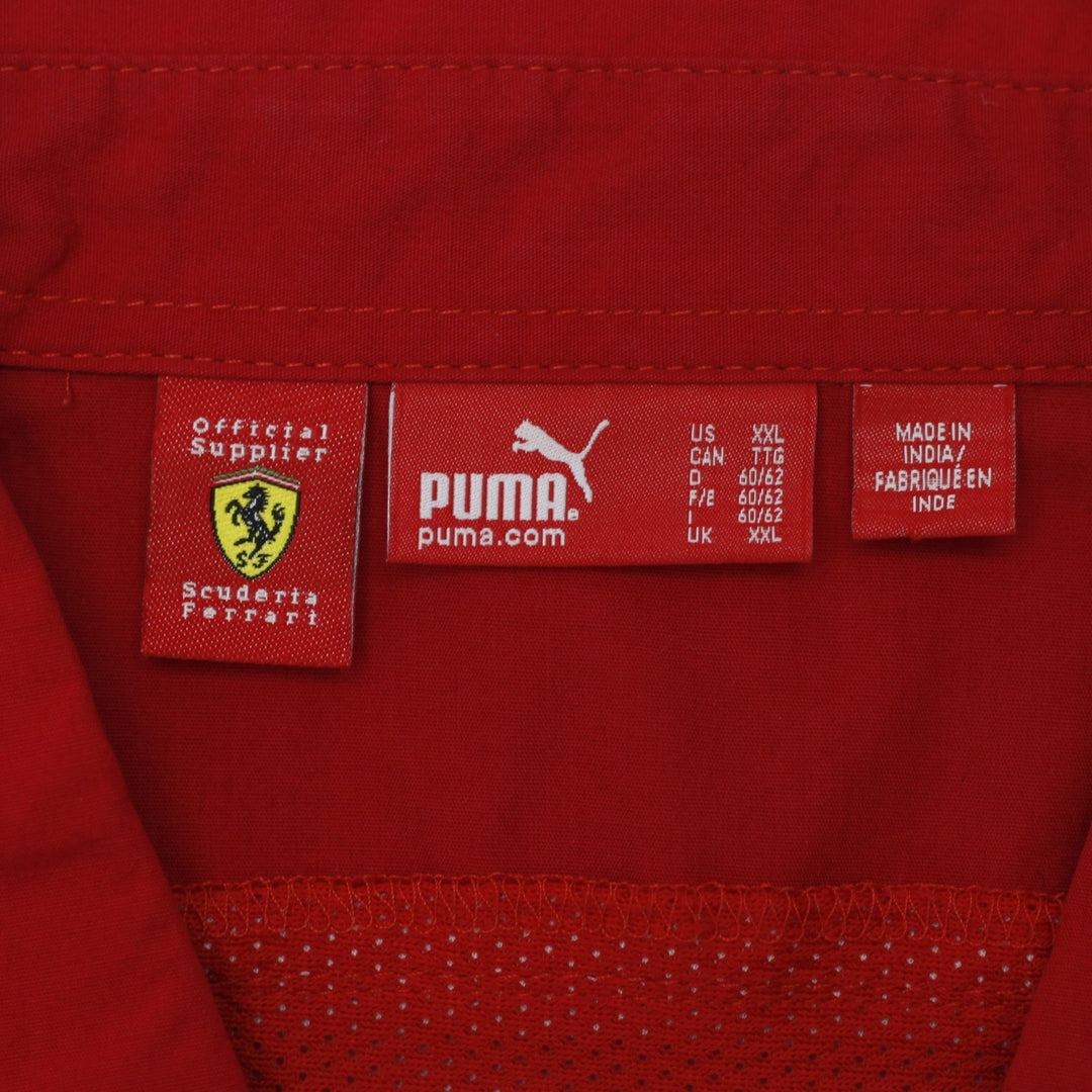 Mens Puma Ferrari Shirt Red Racing Team Logo Short Sleeve XXL | Migration_Shirts - Back View | Fashion Rerun