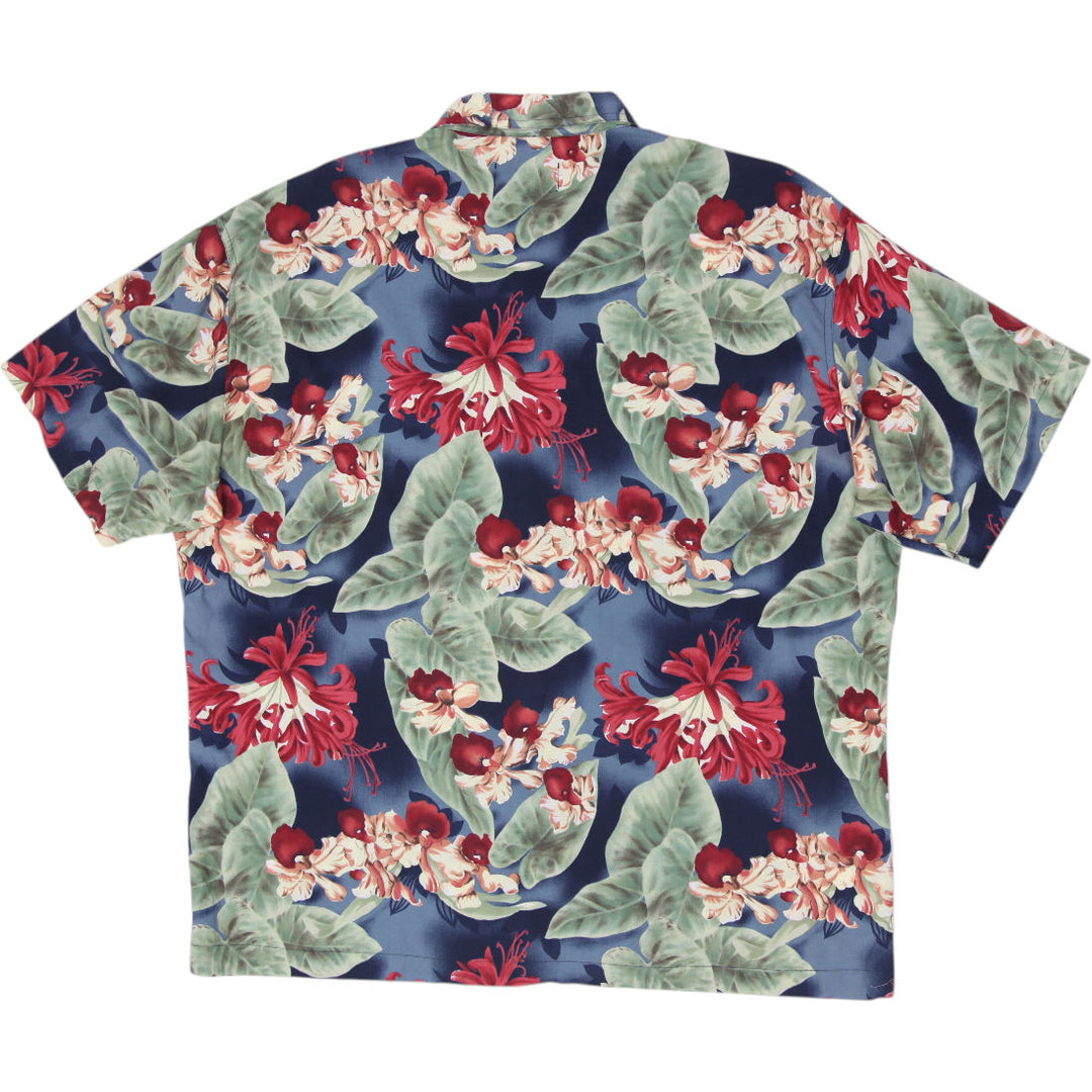 Mens Chaps Ralph Lauren Floral Hawaiian Shirt Size XL