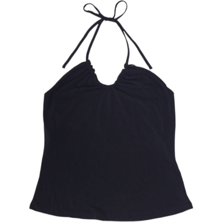 Y2K Ladies Lily Morgan Halter Top Black Elegant Sleeveless