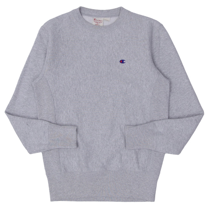 Vintage Champion reverse Weave Warm Up Crewneck Sweatshirt Gray S - Fashion Rerun Vintage Migration_Sweaters