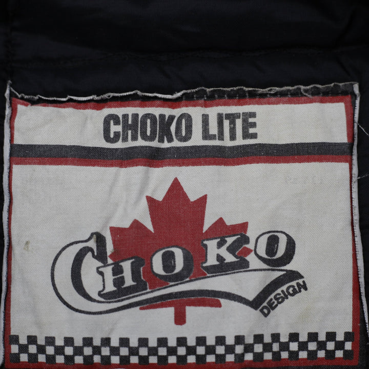 Vintage Choko Lite Racing Jacket Mens Black Red Purple Snowmobile Coat