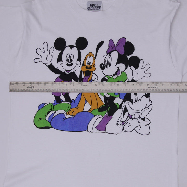 Vintage 90s Disney Mickey Mouse Jerry Leigh Disney Squad T-Shirt S-Stitch