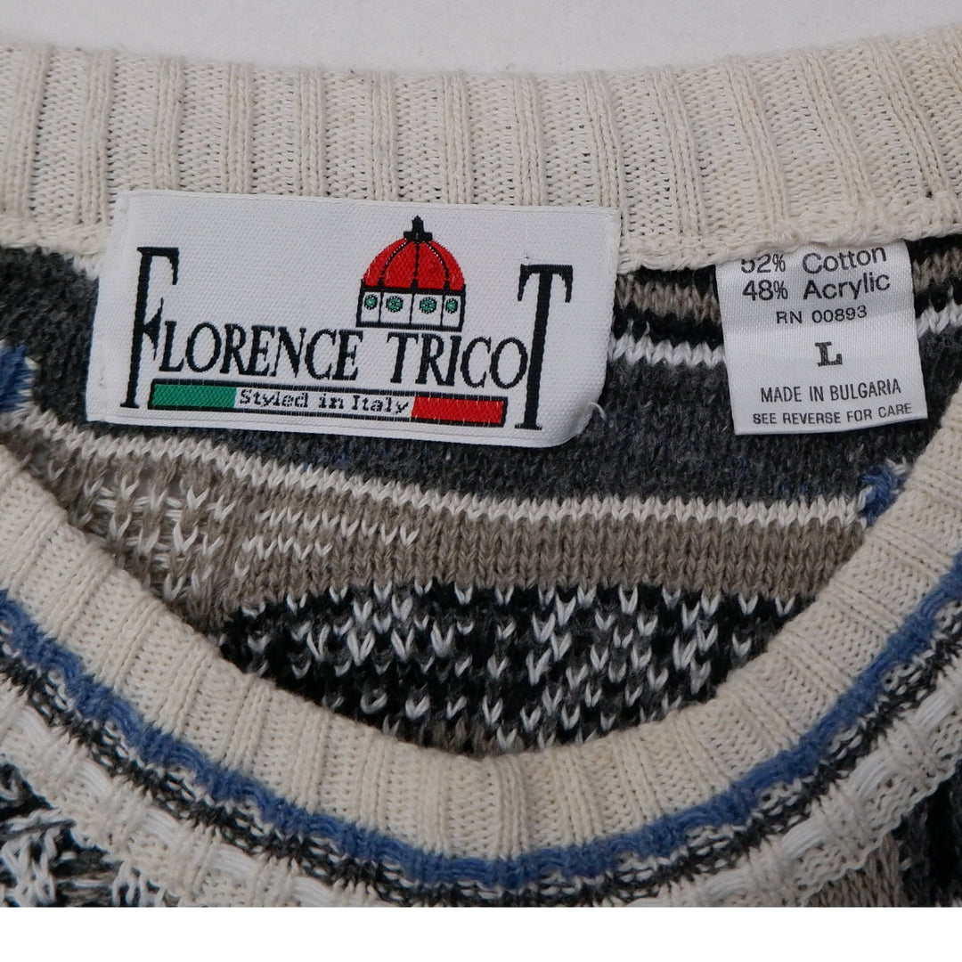 Vintage Florence Tricot Styled In ITaly Coogi Style Sweater | Migration_Jumper & Knitwear - Back View | Fashion Rerun