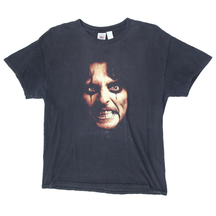 Vintage Alice Cooper Spider Web T-Shirt Tennessee River Black L