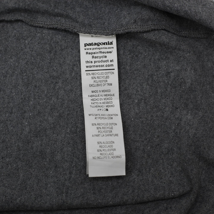 Mens Patagonia P-6 Logo Responsibili-Tee Gravel Heather Grey T-Shirt Size L