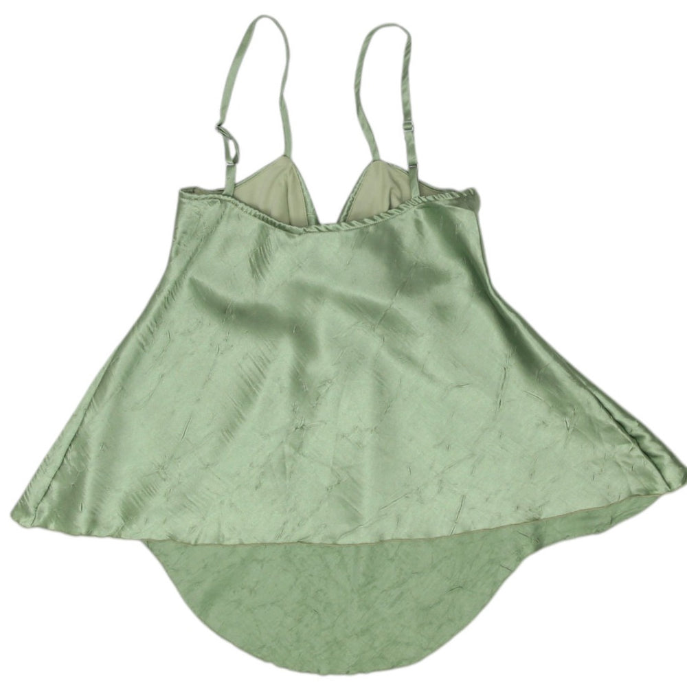 Y2K Ladies Satin Bow Detail Top Size M | Migration_Y2K Tops - Side View | Fashion Rerun