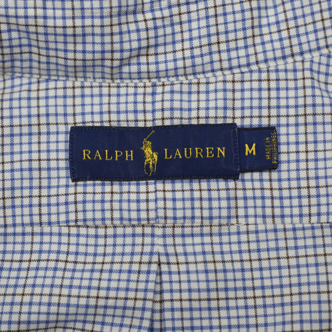Mens Ralph Lauren Plaid Button Down Shirt Size M