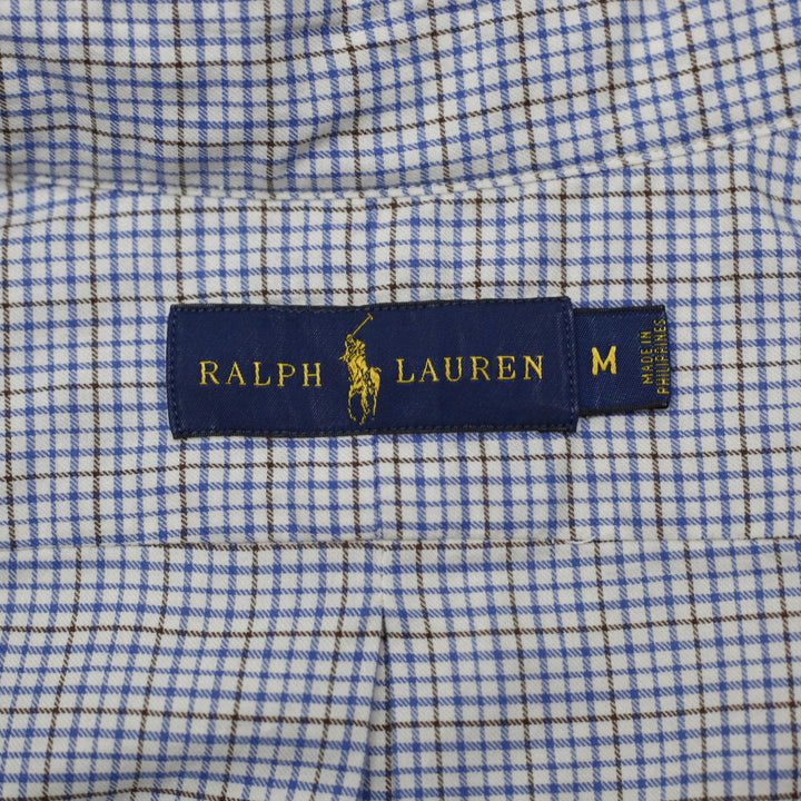 Mens Ralph Lauren Plaid Button Down Shirt Size M