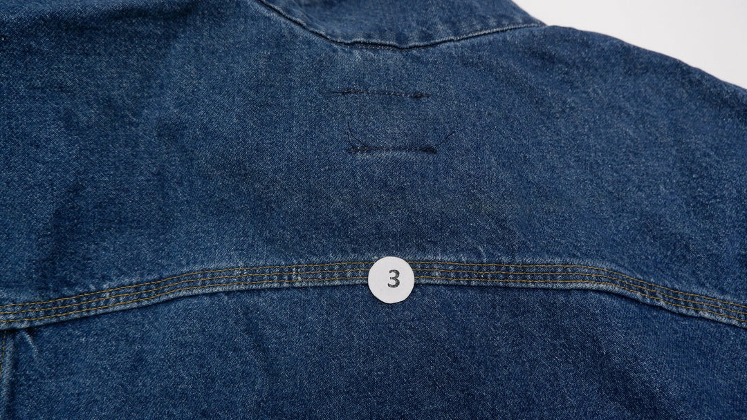 Vintage Mens Carhartt Denim Trucker Jacket Blue Workwear | Migration_Jackets UAENAT20 - View 7 | Fashion Rerun