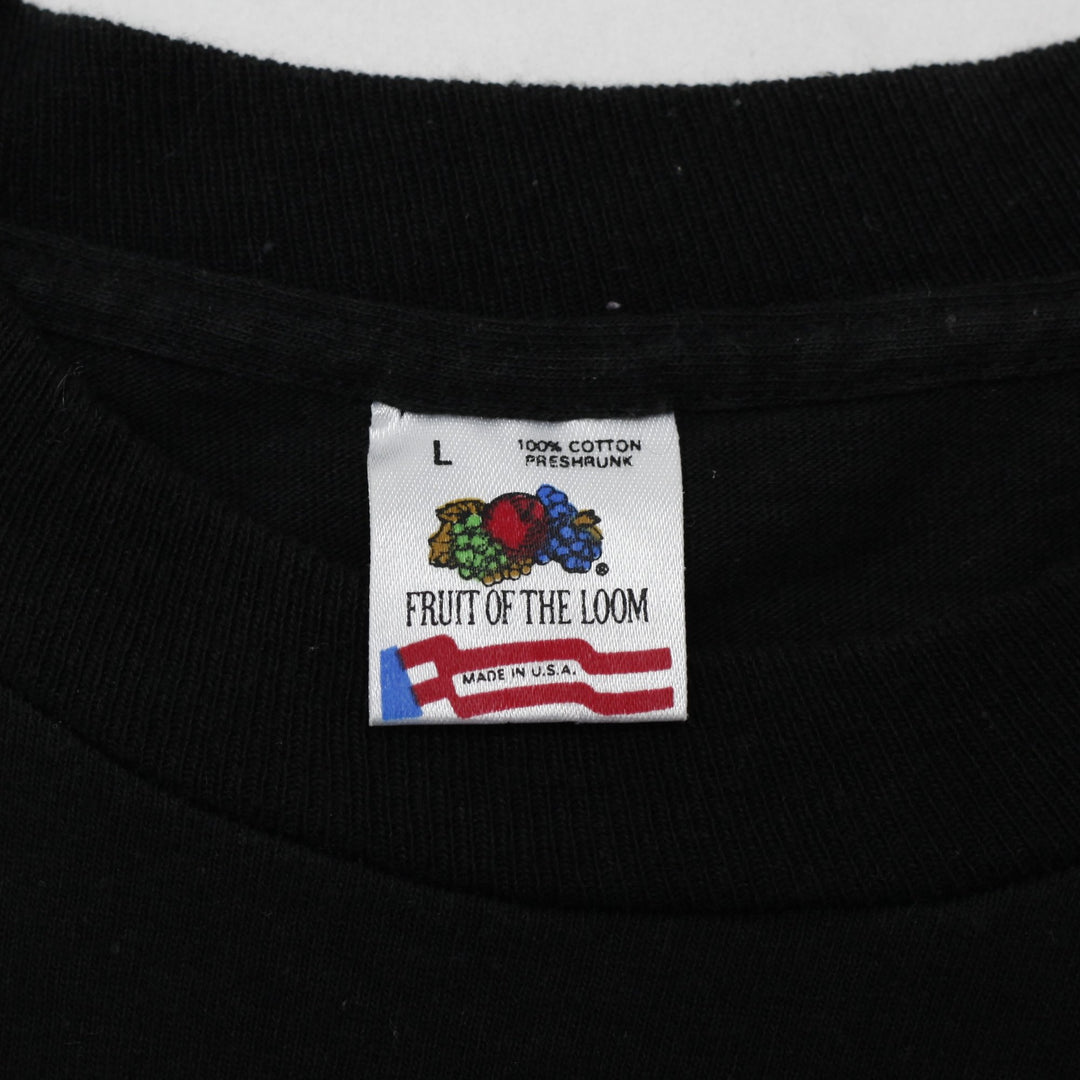 Vintage 1990s Thelonious Monk Fruit Of The Loom Made In USA T-Shirt L | Migration_T-Shirts - Back View | Fashion Rerun