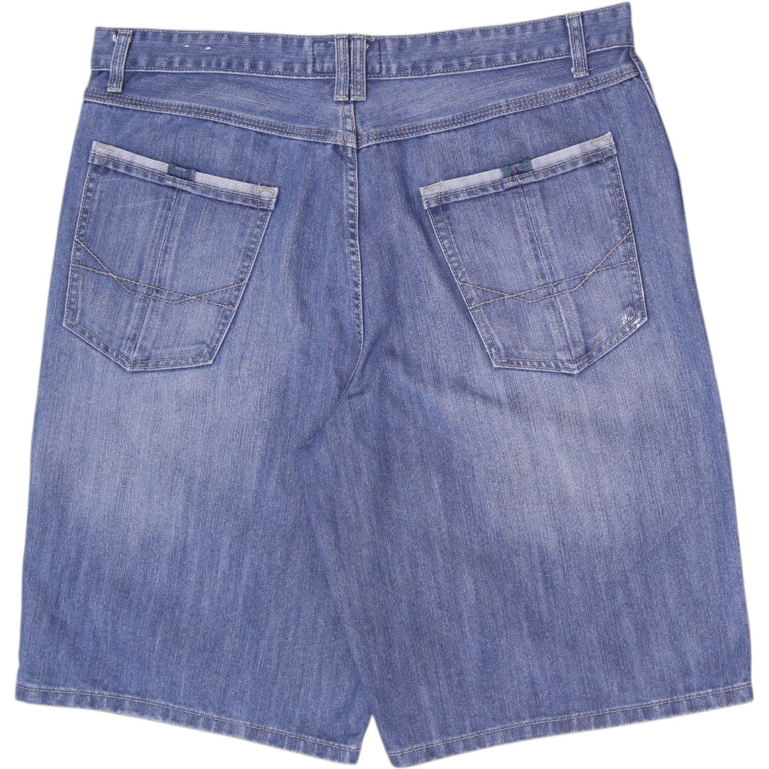 Y2K Mens Champs Sports Denim Jorts Mens 36 Baggy Loose Fit Y2K Skater Jean Shorts