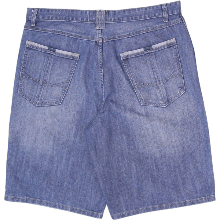 Y2K Mens Champs Sports Denim Jorts Mens 36 Baggy Loose Fit Y2K Skater Jean Shorts