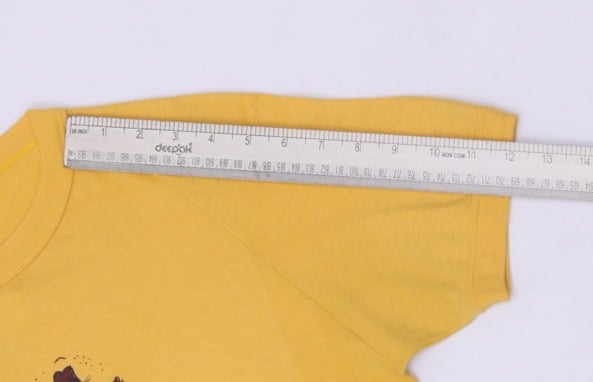 Vintage BVD T-Shirt Yellow Graphic Ken Maynard Beer Print Size 18 | Migration_T-Shirts - View 7 | Fashion Rerun