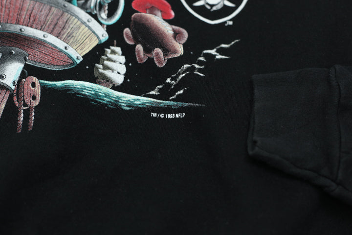 1993 Vintage Salem Sportswear Los Angeles Raiders Sweatshirt Made In USA | Migration_Sweaters UAENAT40 - Deta | Fashion Rerun
