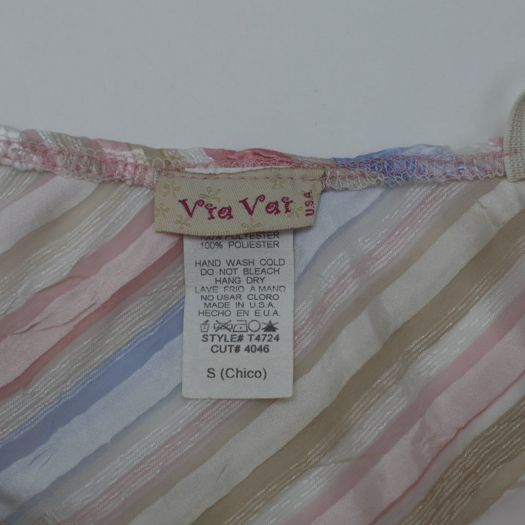 Y2K Striped Camisole Top Size S | Migration_Y2K Tops - Back View | Fashion Rerun