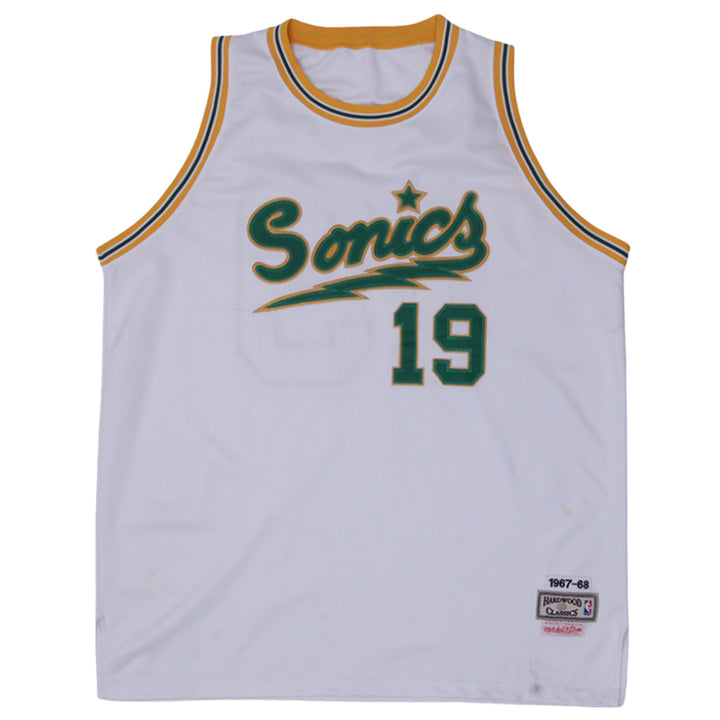 Vintage 1967-68 Hardwood Classics Mitchell & Ness Sonics #19 Jersey - Fashion Rerun Vintage Migration_Jersey