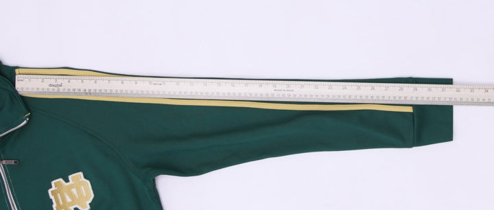 Vintage Adidas Notre Dame Fighting Irish Green Track Zipper Jacket Size M | Migration_Jackets - View 8 | Fashion Rerun