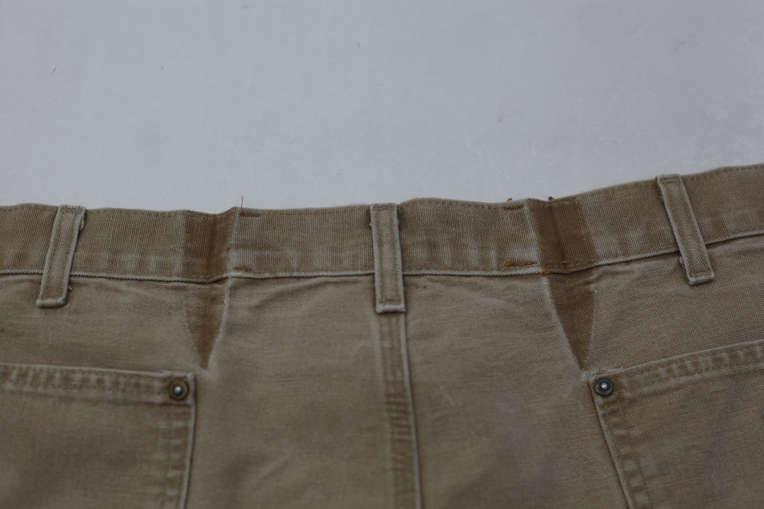 Mens Carhartt BO1 BRN Double Knee Dungaree Fit Pants