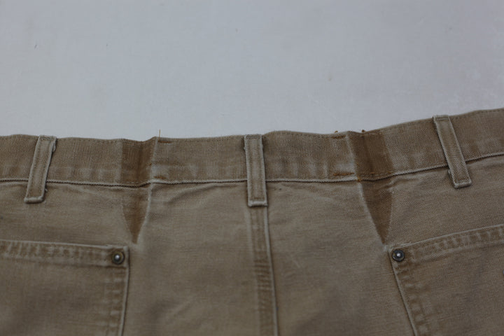Mens Carhartt BO1 BRN Double Knee Dungaree Fit Pants