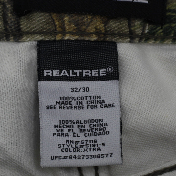 Mens Realtree Camo Hunting Straight Leg Pants
