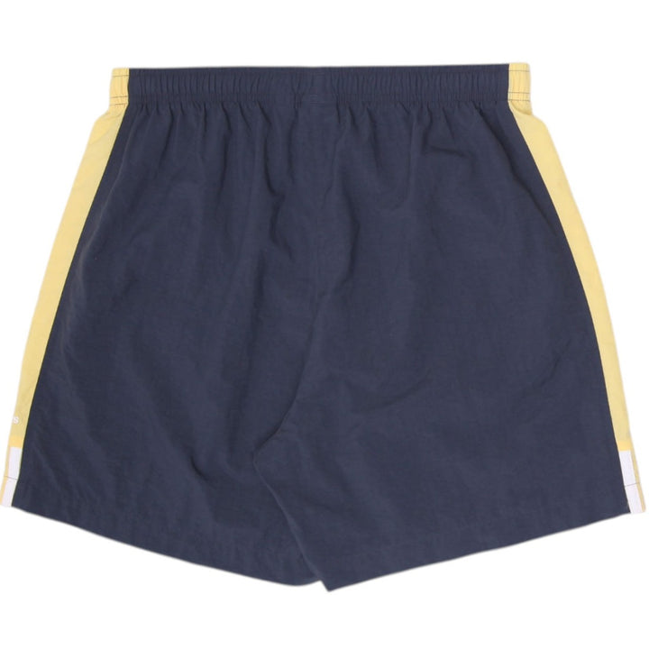 Vintage Adidas 3-Stripe Soccer Shorts Medium Black Yellow Nylon 2005