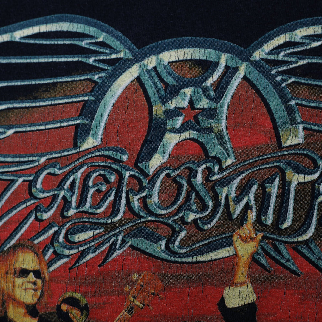 Vintage 2005 Anvil Aerosmith Rockin The Joint Tour T-Shirt Size XL