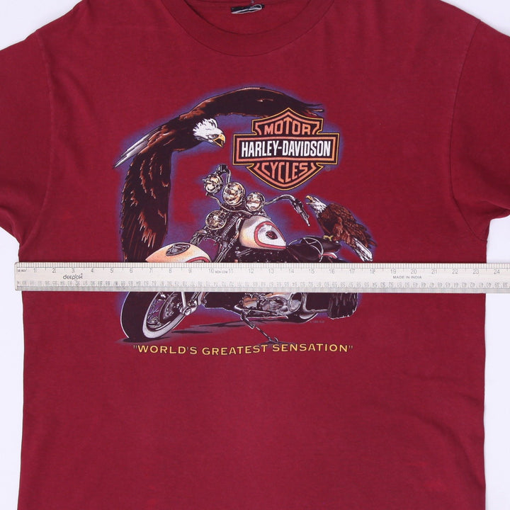 Vintage 90s Harley-Davidson "World's Greatest Sensation" Eagle T-Shirt