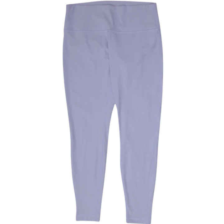 Ladies Lululemon High-Rise Leggings Light Lavender Pastel Blue Athletic Tights Size 14
